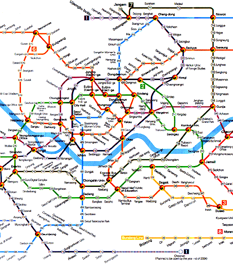 Seoul subway map