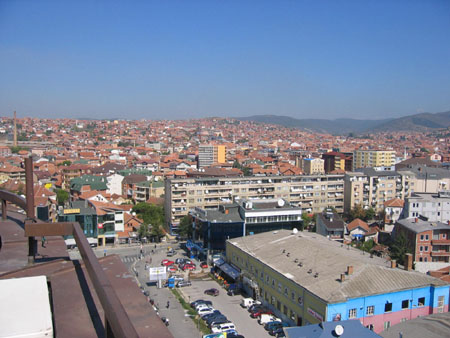 Pristina, Kosovo, center view