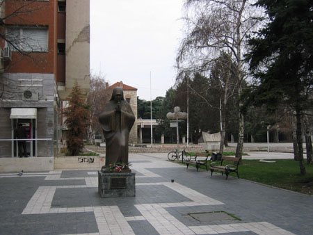 Statue of Mother Teresa, born in Skopje