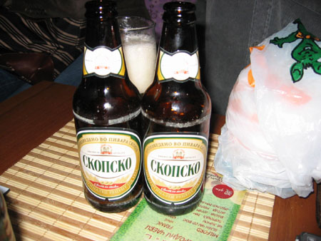 Skopsko beer!